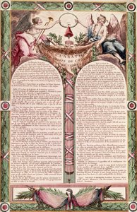Declaración de los Derechos del Hombre, 1793 de French School